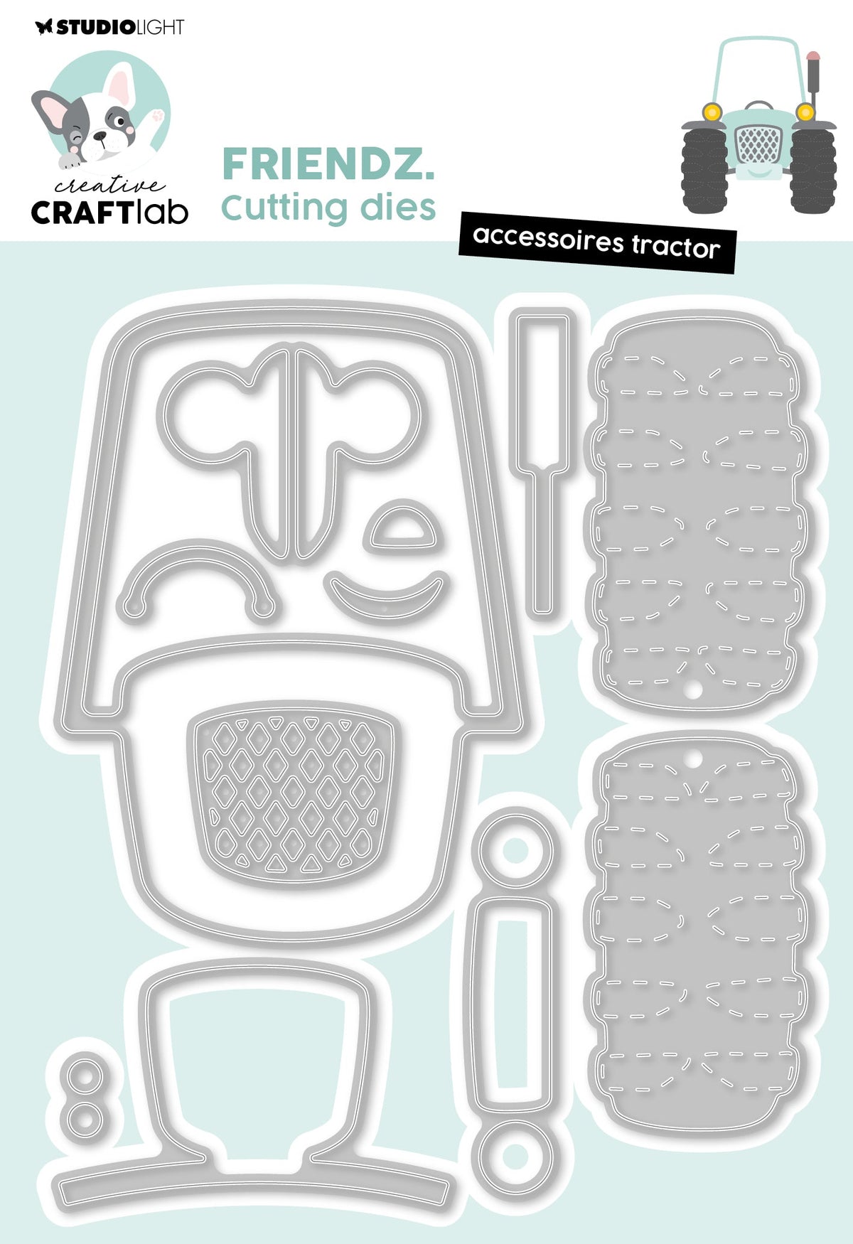 CCL Matrices de découpe Accessoires Tractor Friendz 13 pc