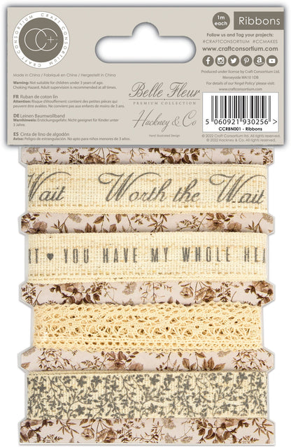 Craft Consortium Belle Fleur - Rubans de dentelle