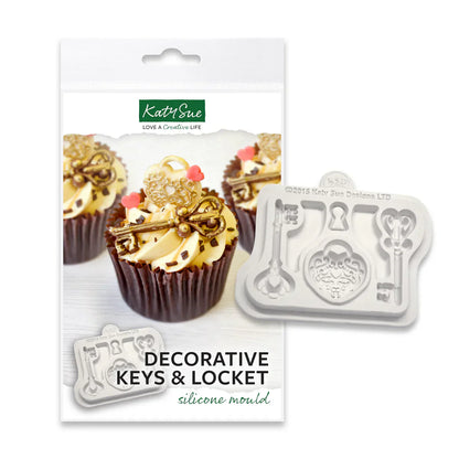 Decorative Keys & Locket Silicone Mould
