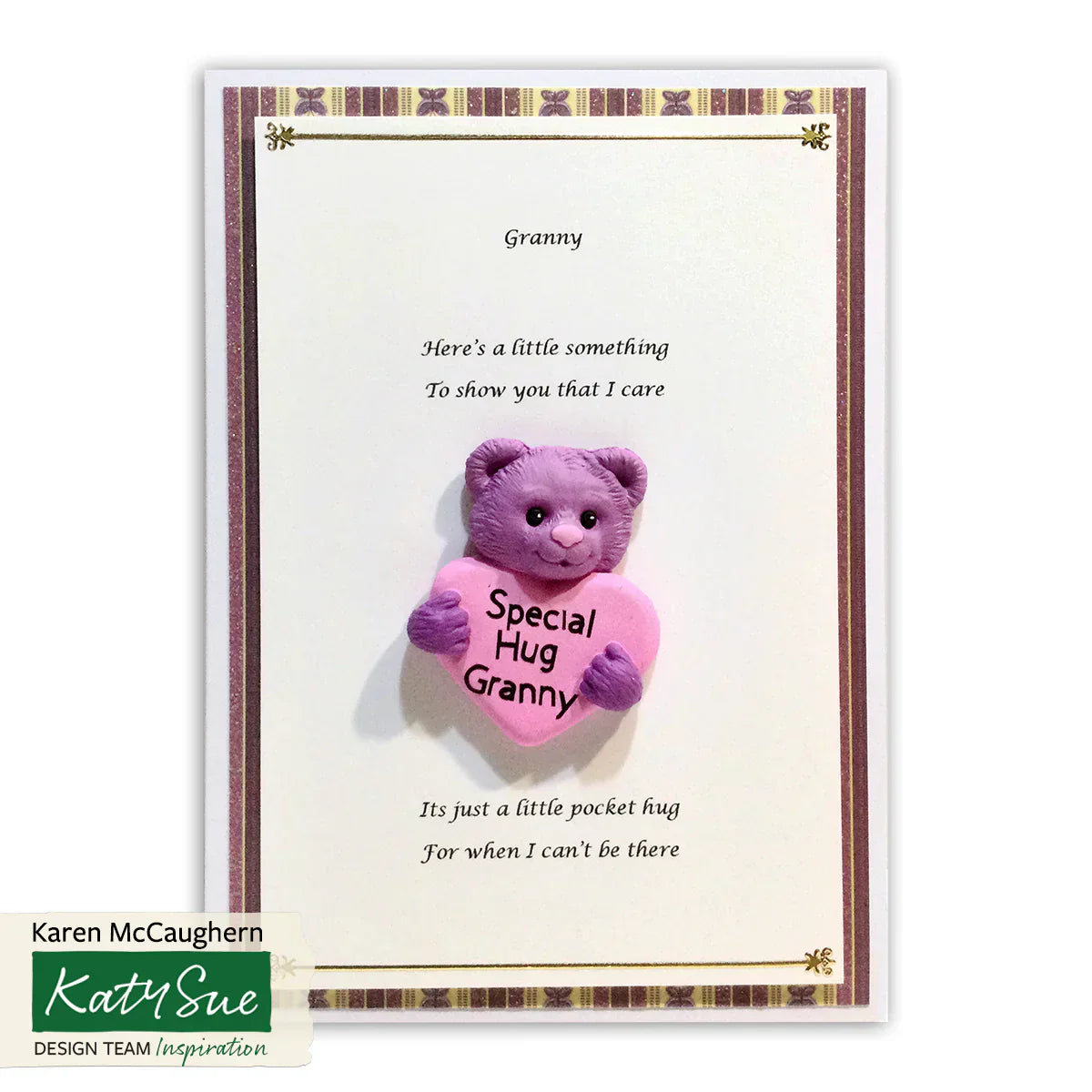 Teddy with Heart Silicone Mould