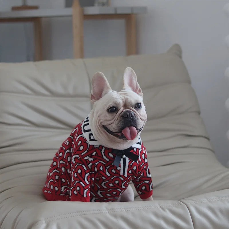 Pull classique Brrbrry pour chien | Vêtements d'hiver douillets pour chien