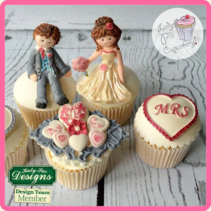 Elegant Heart Mold Silicone Mould