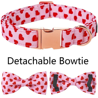 Heart Collar Bowtie