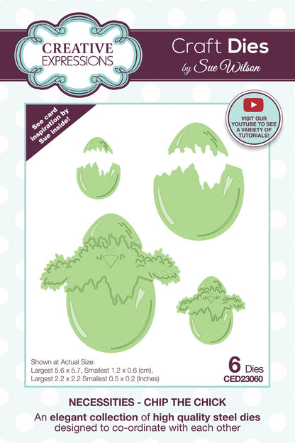 Creative Expressions Sue Wilson Necessities Chip The Chick Matrice de découpe