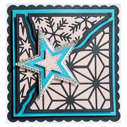Matrice de découpe Creative Expressions Broken Tiles Collection Wintry Skies