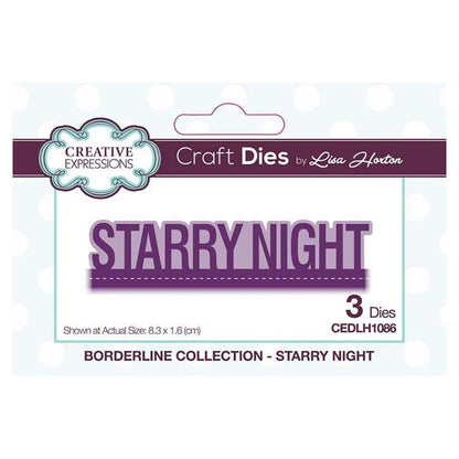 Matrice de découpe Creative Expressions Borderline Nuit étoilée
