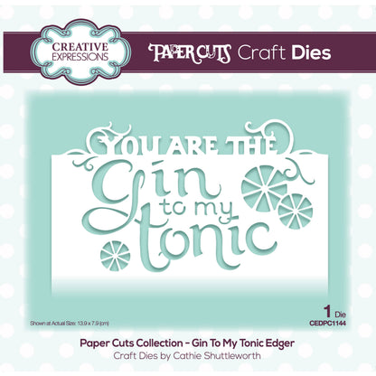 Collection Papier Découpé - Gin To My Tonic Frise