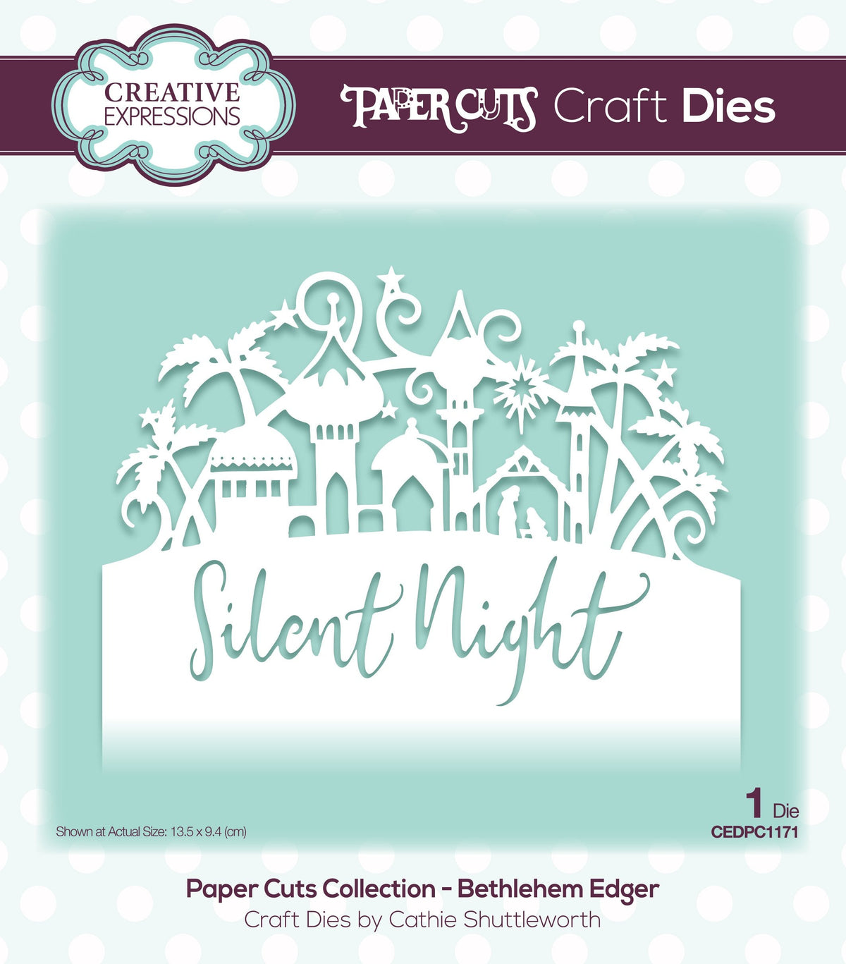 Creative Expressions Paper Cuts Bethlehem Edger Craft Die