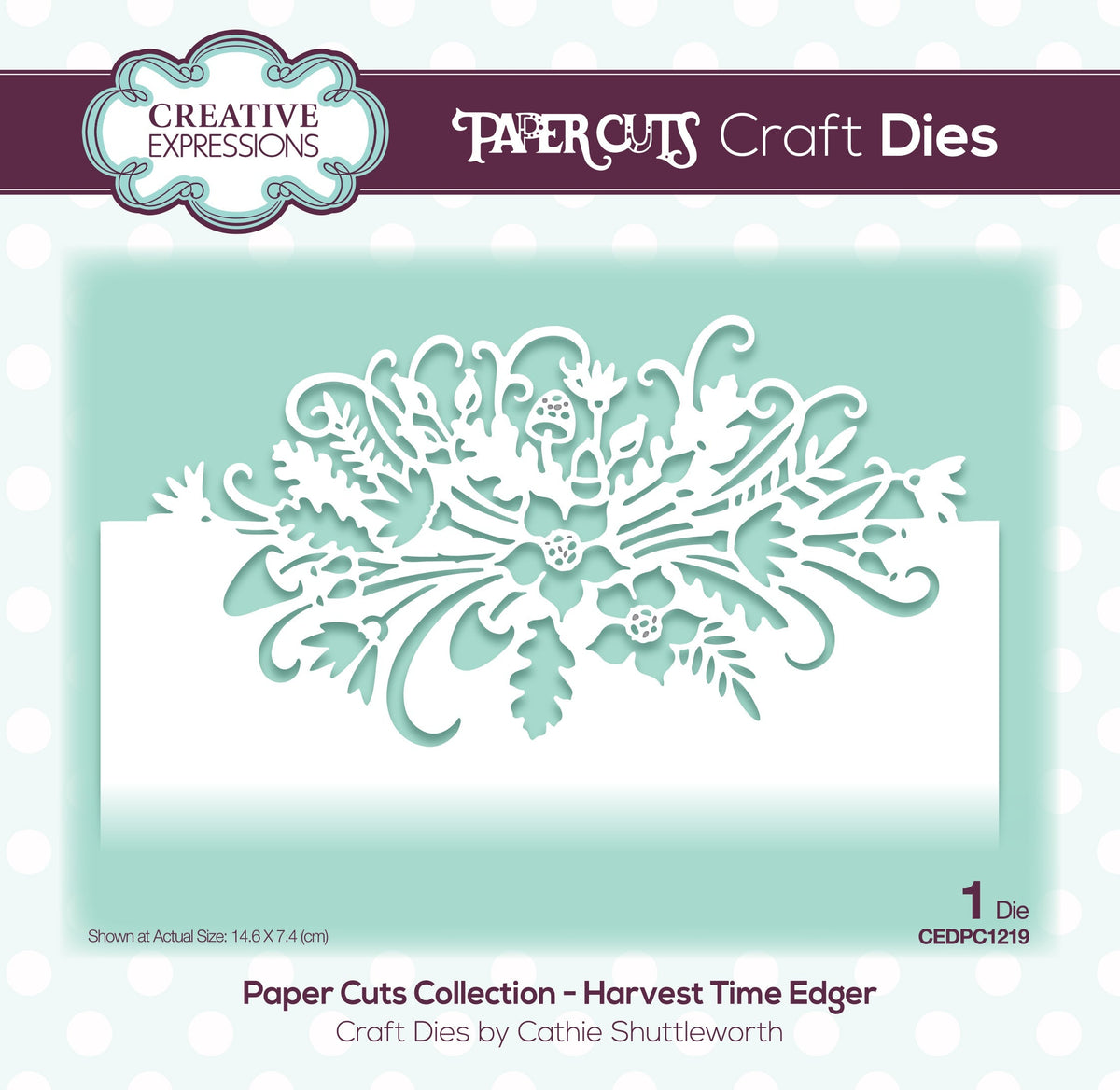 Matrice de découpe Creative Expressions Paper Cuts Harvest Time Edger