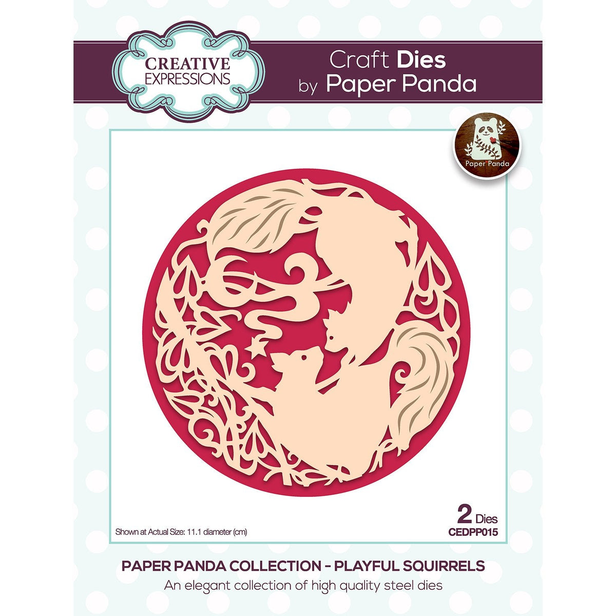 Matrice de découpe Paper Panda Écureuils espiègles