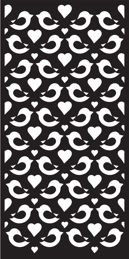 Pochoir Creative Expressions Love Birds DL 10,0 x 20,3 cm