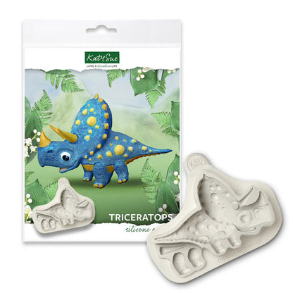 Moule en silicone Triceratops