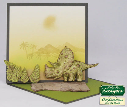 Moule en silicone Triceratops