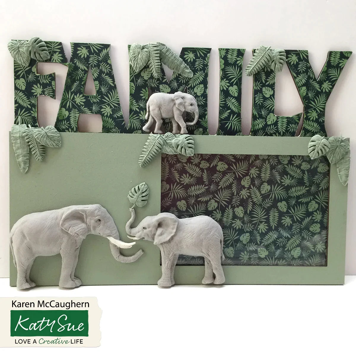 Moule en silicone Famille d'éléphants