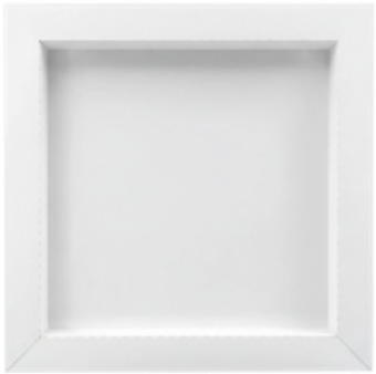 CrafTreat Formes plissées 3D - Cadres Blanc - Carré 6 pcs