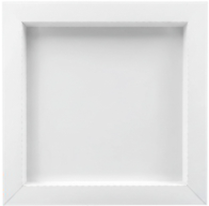 Formes pliantes 3D CrafTreat - Boîte ombre blanche - Carrée 4 pièces
