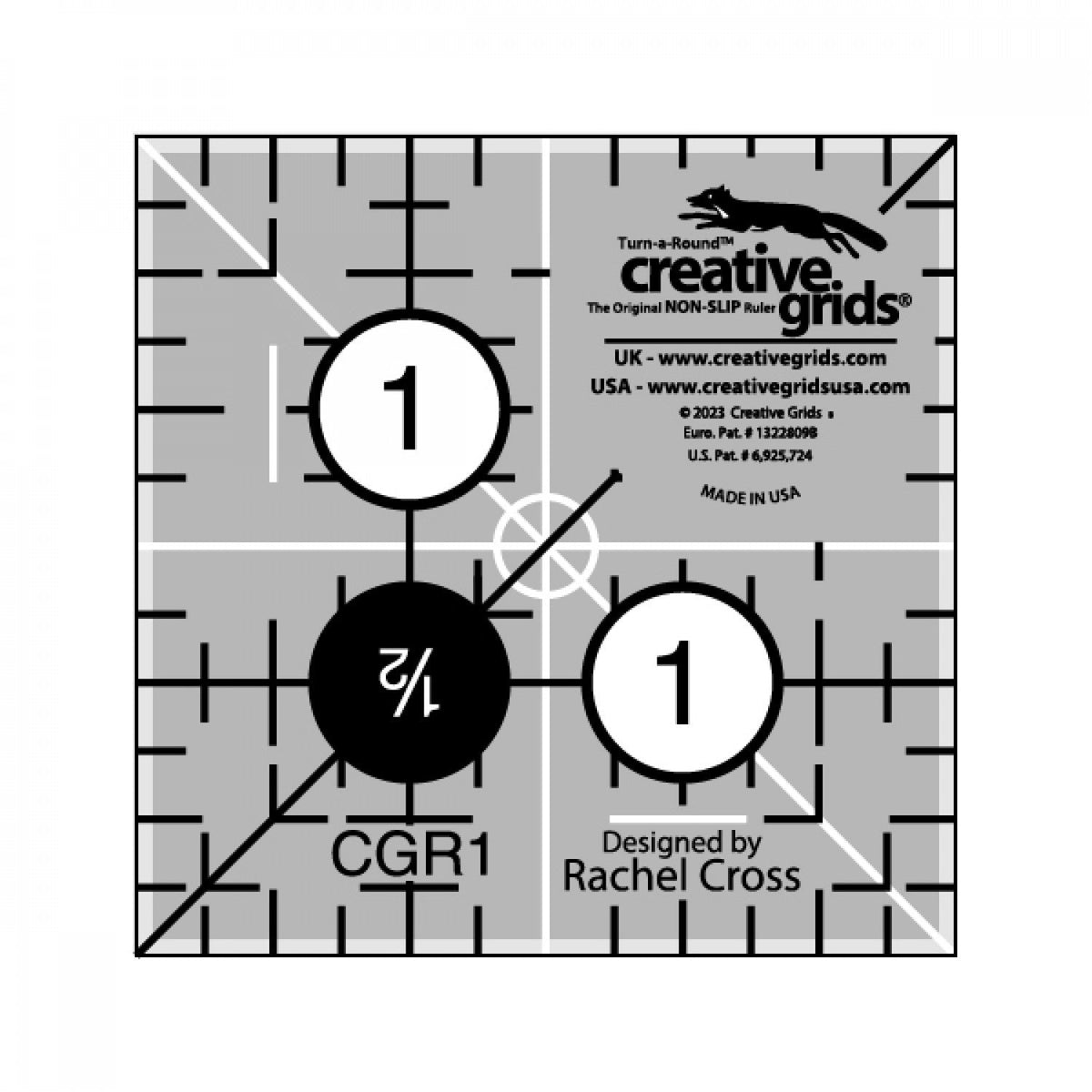 Creative Grids Quilt Ruler 1.5" Square
