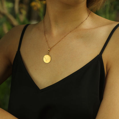 ZODIAC CONSTELLATION Double Sided Charm