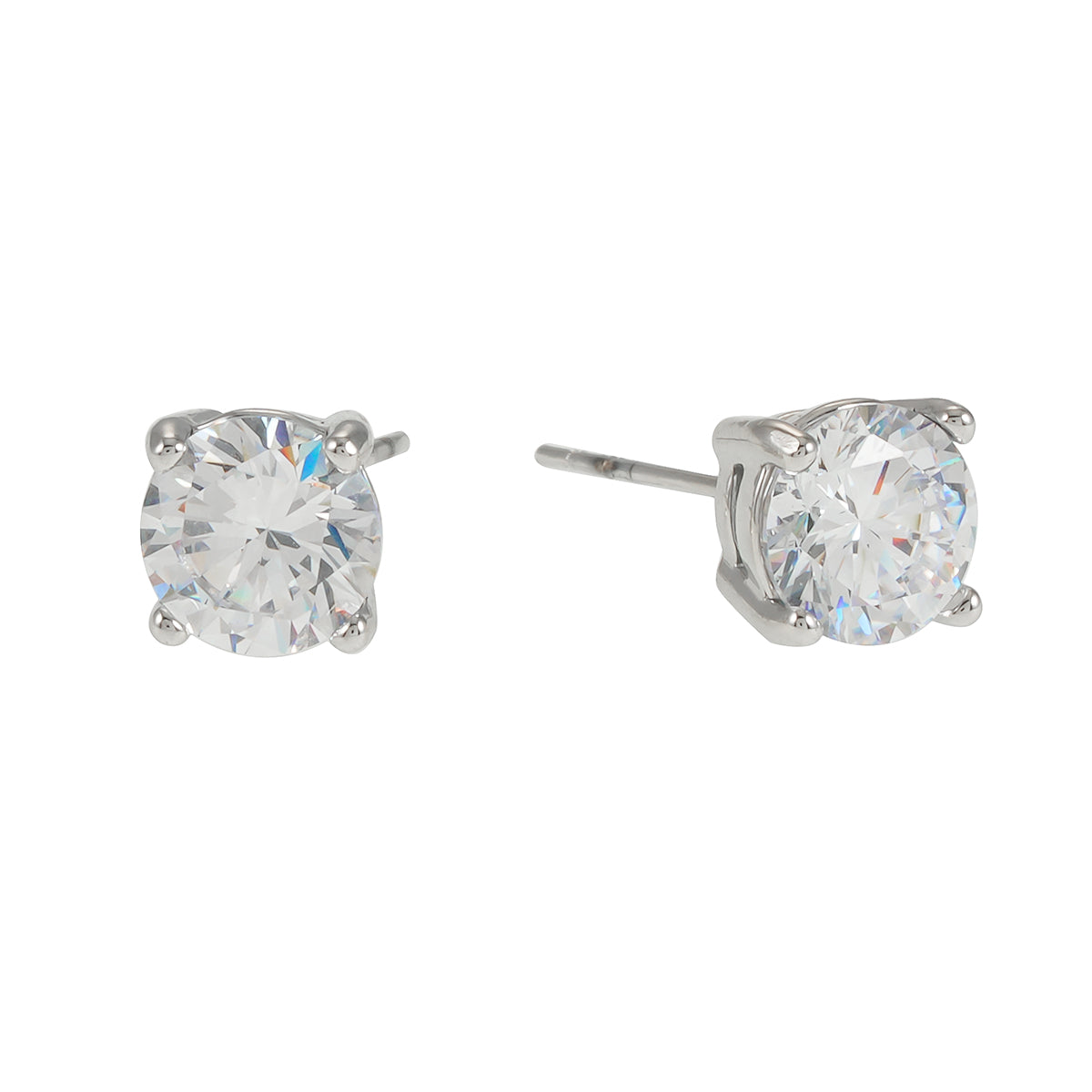 CODI Silver (Or Blanc) : Clous d'oreilles essentiels quotidiens en Moissanite (Alternative au Diamant)