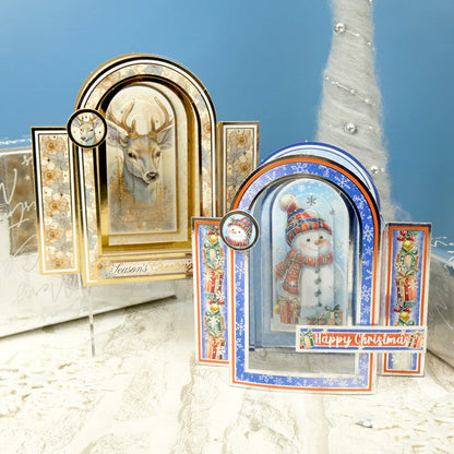 Arche festive - Joyeux et lumineux - Kit de cartes thématique