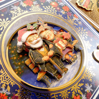 Kit de cartes de découpage festif et amusant "Golden Oldies" délicieux