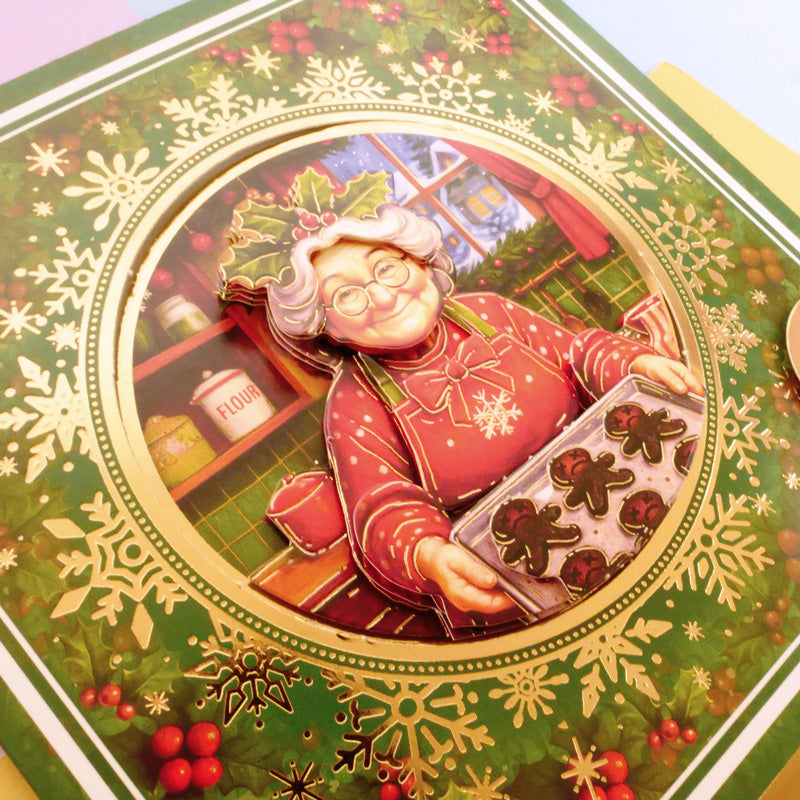 Kit de cartes de découpage festif et amusant "Golden Oldies" délicieux