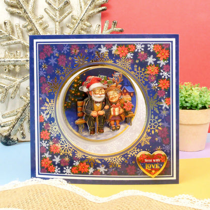 Kit de cartes de découpage festif et amusant "Golden Oldies" délicieux