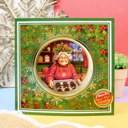 Kit de cartes de découpage festif et amusant "Golden Oldies" délicieux