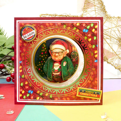 Kit de cartes de découpage festif et amusant "Golden Oldies" délicieux