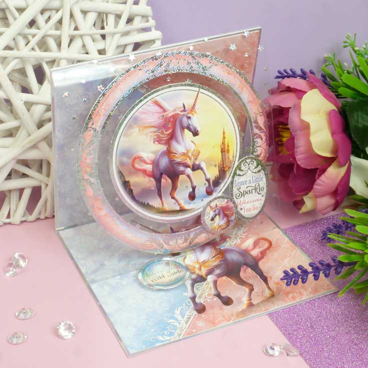 Rêves de Licorne Acétate Luxe Effet Feuille d'Or