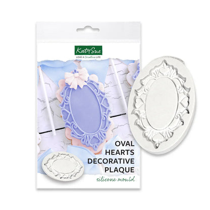 Oval Hearts Silicone Mould