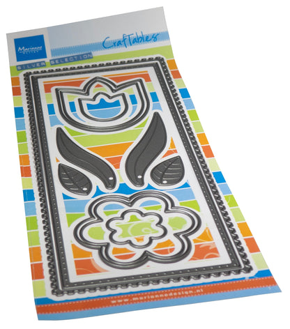 Marianne Design Craftables Matrice de découpe - Fleurs Slimline