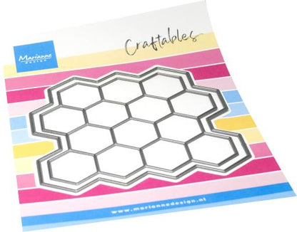 Matrice de découpe Marianne Design Craftables - Pixel Hexagon
