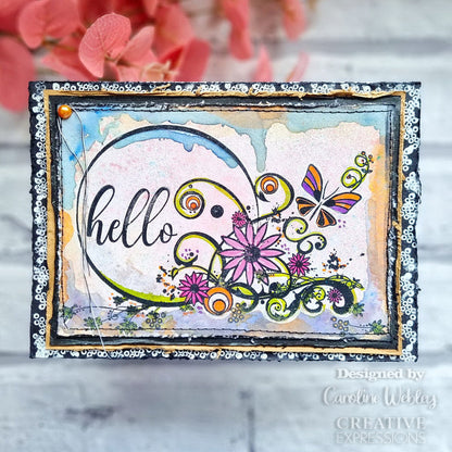 Creative Expressions Designer Boutique Breezy Elements Lot de tampons transparents 15,2 x 10,2 cm