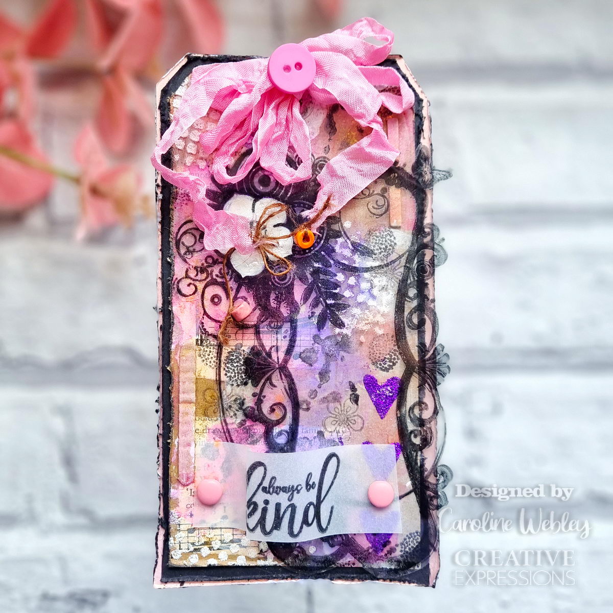 Creative Expressions Designer Boutique Breezy Elements Lot de tampons transparents 15,2 x 10,2 cm