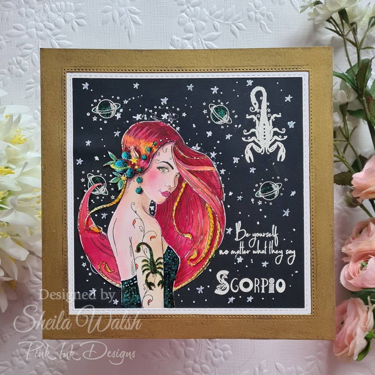 Pink Ink Designs Scorpio Lot de tampons transparents 6 po x 8 po