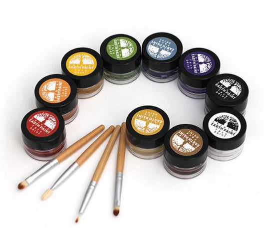 Petits pots individuels de maquillage écologique pour le visage
