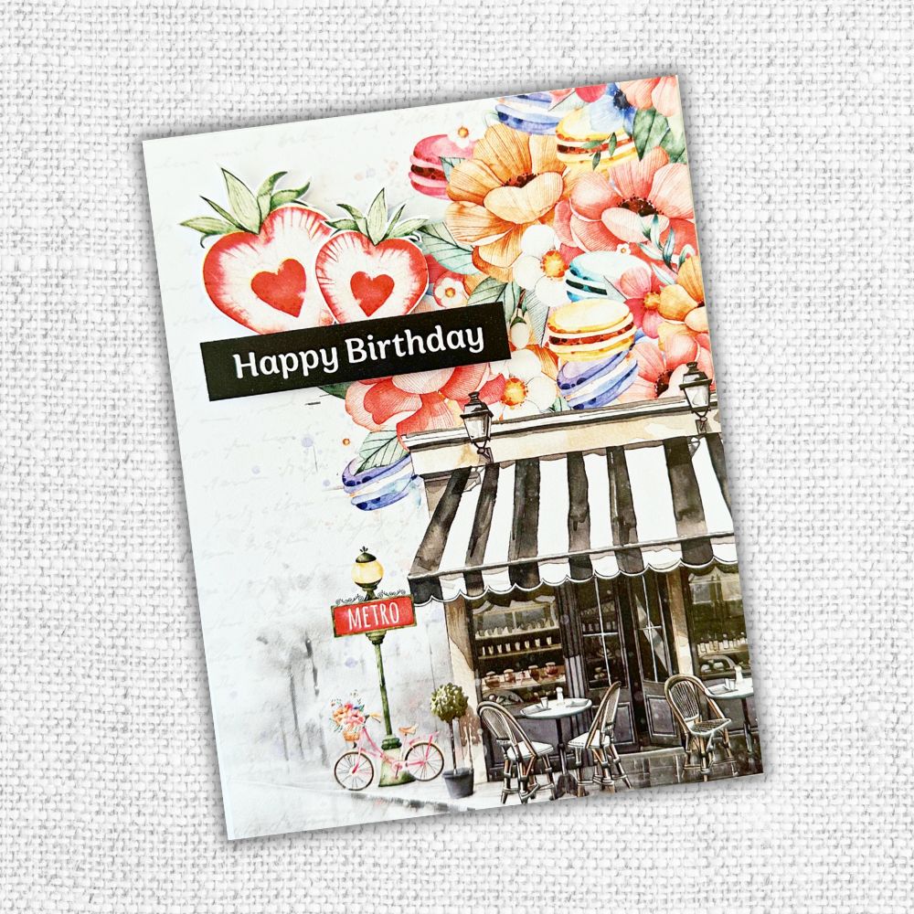 Coffee In Paris Collection de Papiers 12x12 32304