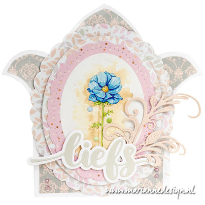 Marianne Design Points Émaillés - Bicolore Bleu Clair