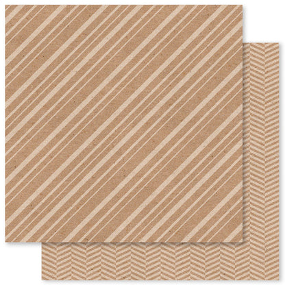 Collection de papiers 6x6 motifs Kraft de Charlie 33171