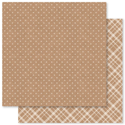 Collection de papiers 6x6 motifs Kraft de Charlie 33171