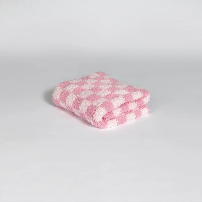 Doudou à carreaux fantaisie en coton