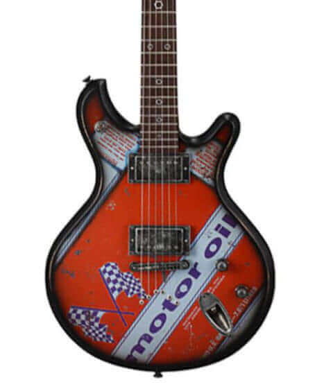 Stephen McSwain Cort Motor Oil - Série Fuel. Réplique de mini-guitare.