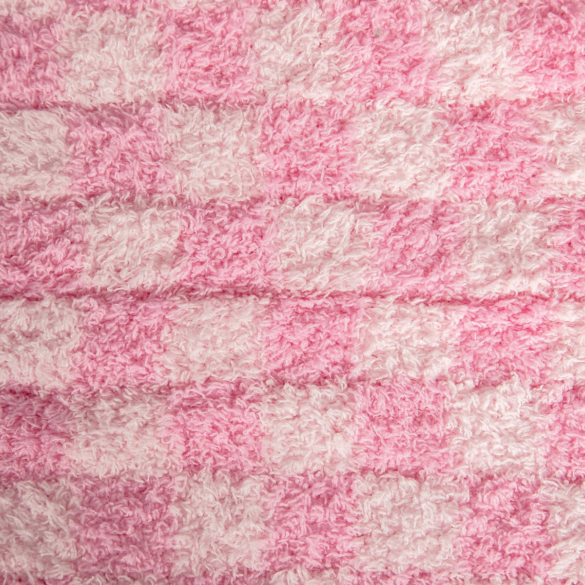 Cotton Candy Check Print Toddler Blanket
