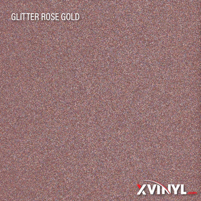 XVinyl Premium Glitter Heat Transfer Vinyl - High Quality Sparkling HTV Sheets