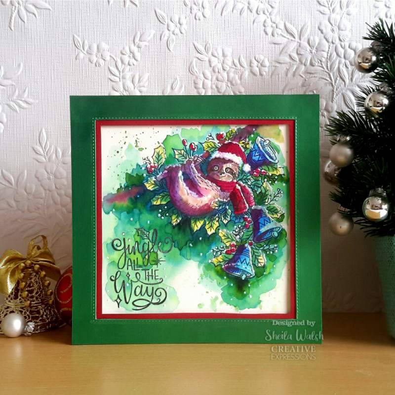 Creative Expressions Designer Boutique Jingle All The Way Lot de tampons transparents 15,2 x 10,2 cm