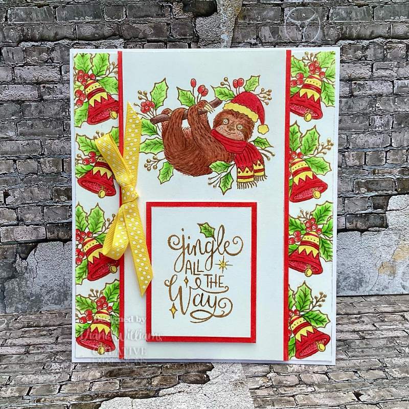 Creative Expressions Designer Boutique Jingle All The Way Lot de tampons transparents 15,2 x 10,2 cm
