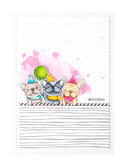 CCL Tampon transparent Buddy's Party Friendz 225x80x3mm 15 PC nr.348