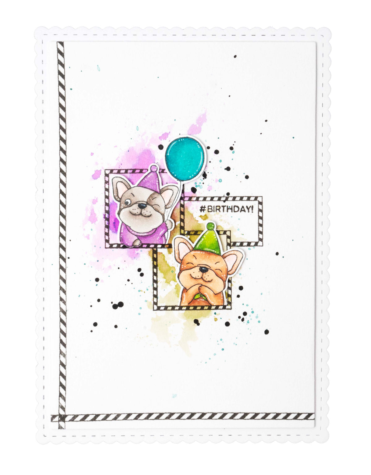 CCL Tampon transparent Buddy's Party Friendz 225x80x3mm 15 PC nr.348