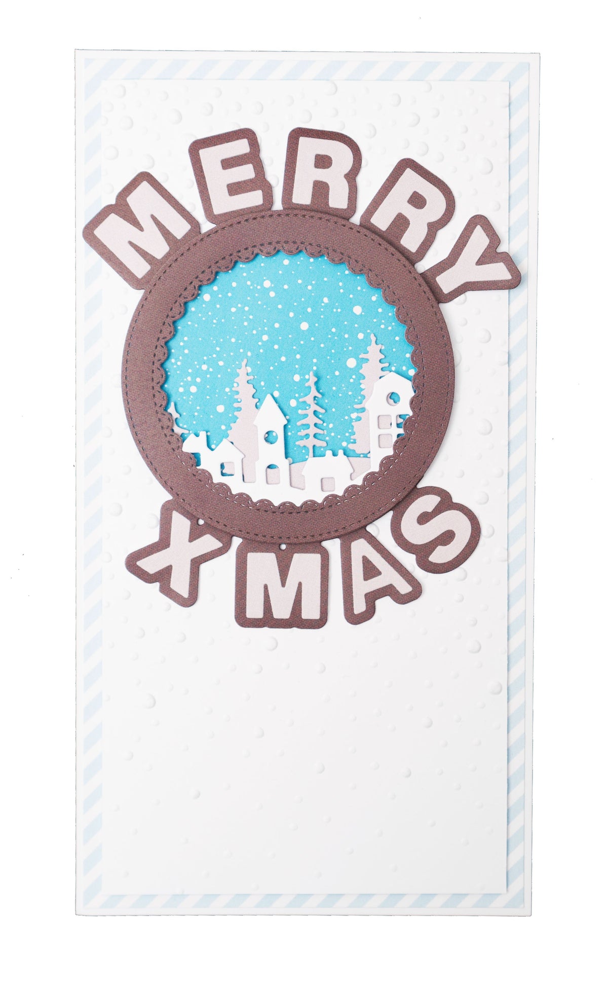 CCL Matrice de coupe Merry X Mas Round Essentials Wordz xl 118x83x1mm 11 PC nr.405